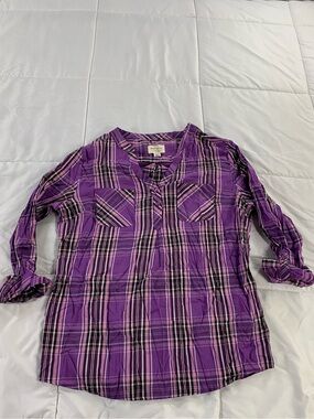 Pre loved WEATHERPROOF flannel shirt womens size XL